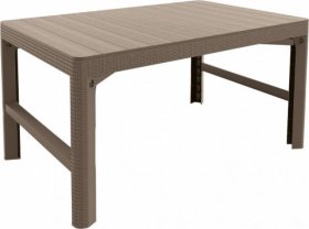 Раскладной стол Лион с регулируемой высотой столешницы (Lyon rattan table) капучино (h400/650) в Тарко-Сале - tarko-sale.ok-mebel.com | фото 2