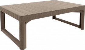 Раскладной стол Лион с регулируемой высотой столешницы (Lyon rattan table) капучино (h400/650) в Тарко-Сале - tarko-sale.ok-mebel.com | фото 4