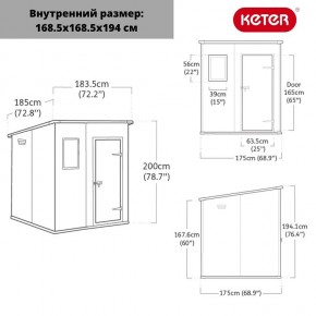 Сарай Манор Пентхаус 6x6 (MANOR PENT 6x6) в Тарко-Сале - tarko-sale.ok-mebel.com | фото 3