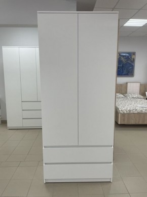 Шкаф 2-ств. с 2 ящиками "Бьянко" в Тарко-Сале - tarko-sale.ok-mebel.com | фото 3