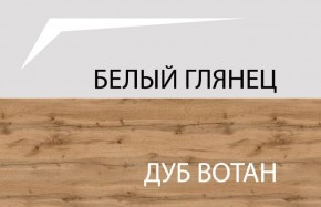 Шкаф 2DG с полками, TAURUS, цвет белый/дуб вотан в Тарко-Сале - tarko-sale.ok-mebel.com | фото 4