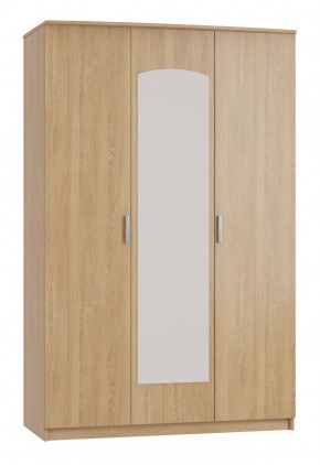 Шкаф 3-х дверный с зеркалом Шк210.1 МС Ирина в Тарко-Сале - tarko-sale.ok-mebel.com | фото