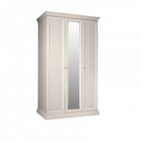 Шкаф 3-х дверный для платья и белья (1 зеркало) Амели штрих-лак (АМШ1/3) в Тарко-Сале - tarko-sale.ok-mebel.com | фото 1