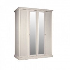 Шкаф 4-х дверный для платья и белья (2 зеркала) Амели штрих-лак (АМШ1/4) в Тарко-Сале - tarko-sale.ok-mebel.com | фото 1