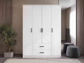Шкаф 4-х створчатый Титан (белый) в Тарко-Сале - tarko-sale.ok-mebel.com | фото