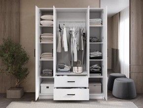 Шкаф 4-х створчатый Титан (белый) в Тарко-Сале - tarko-sale.ok-mebel.com | фото 2