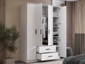 Шкаф 4-х створчатый Титан (белый) в Тарко-Сале - tarko-sale.ok-mebel.com | фото 4