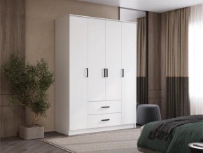 Шкаф 4-х створчатый Титан (белый) в Тарко-Сале - tarko-sale.ok-mebel.com | фото 5