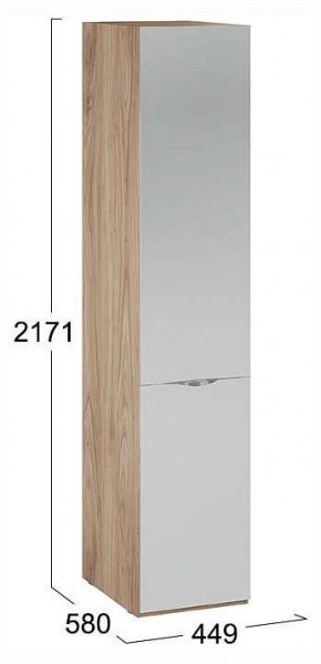 Шкаф для белья Глосс СМ-319.07.002 в Тарко-Сале - tarko-sale.ok-mebel.com | фото 4