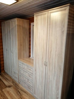 Шкаф для белья со штангой, полками и ящиками арт. 113 в Тарко-Сале - tarko-sale.ok-mebel.com | фото 3