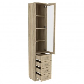 Шкаф для книг с ящиками узкий арт. 205 в Тарко-Сале - tarko-sale.ok-mebel.com | фото 1