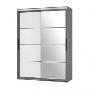 Шкаф-купе Крафт-6 1.6 м ШКК-06 (графит) в Тарко-Сале - tarko-sale.ok-mebel.com | фото 3