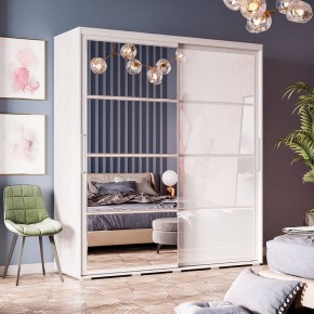 Шкаф-купе Крафт-6 1.6 м ШКК-06 (ясень белый) в Тарко-Сале - tarko-sale.ok-mebel.com | фото