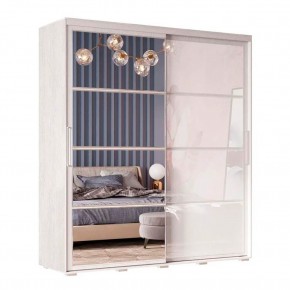 Шкаф-купе Крафт-6 1.6 м ШКК-06 (ясень белый) в Тарко-Сале - tarko-sale.ok-mebel.com | фото 3
