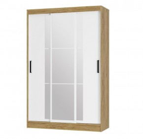Шкаф-купе Тайм ШКК-03 (крафт/белый) в Тарко-Сале - tarko-sale.ok-mebel.com | фото