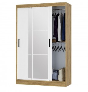 Шкаф-купе Тайм ШКК-03 (крафт/белый) в Тарко-Сале - tarko-sale.ok-mebel.com | фото 2