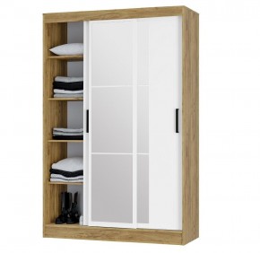 Шкаф-купе Тайм ШКК-03 (крафт/белый) в Тарко-Сале - tarko-sale.ok-mebel.com | фото 3