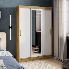 Шкаф-купе Тео ШКК-02 (крафт/белый) в Тарко-Сале - tarko-sale.ok-mebel.com | фото