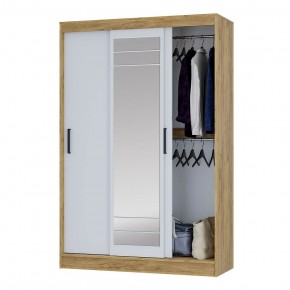 Шкаф-купе Тео ШКК-02 (крафт/белый) в Тарко-Сале - tarko-sale.ok-mebel.com | фото 3