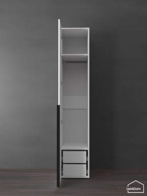 Шкаф Linnea MHR-1-3 2050х400х510 (Белый-М 11.1.2) в Тарко-Сале - tarko-sale.ok-mebel.com | фото 6