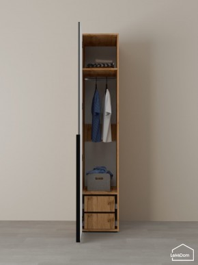 Шкаф Linnea MHR-1-3 2050х400х510 (ДВ-М 11.1.25) в Тарко-Сале - tarko-sale.ok-mebel.com | фото 5