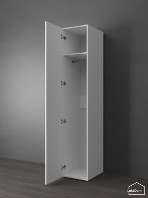 Шкаф Linnea MHR-1PO 2050х400х510 (Белый-М 11.1.2) в Тарко-Сале - tarko-sale.ok-mebel.com | фото 4
