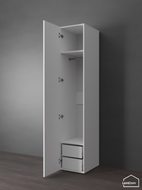 Шкаф Linnea MHR-1PO-3 2050х400х510 (Белый-М 11.1.2) в Тарко-Сале - tarko-sale.ok-mebel.com | фото 4