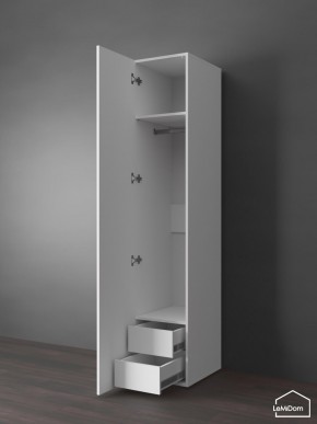 Шкаф Linnea MHR-1PO-3 2050х400х510 (Белый-М 11.1.2) в Тарко-Сале - tarko-sale.ok-mebel.com | фото 5