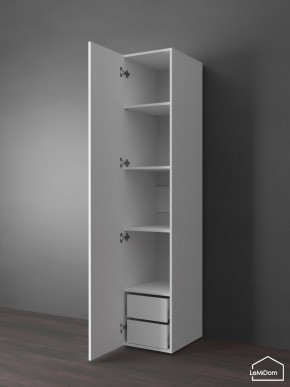 Шкаф Linnea MHR-1PO-4 2050х400х510 (Белый-М 11.1.2) в Тарко-Сале - tarko-sale.ok-mebel.com | фото 5