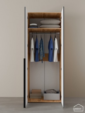 Шкаф Linnea MHR-2 2050х800х510 (ДВ-М 11.1.25) в Тарко-Сале - tarko-sale.ok-mebel.com | фото 4