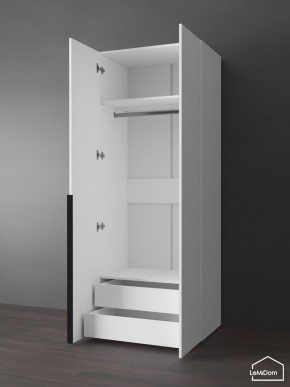 Шкаф Linnea MHR-2-3 2050х800х510 (Белый-М 11.1.2) в Тарко-Сале - tarko-sale.ok-mebel.com | фото 5