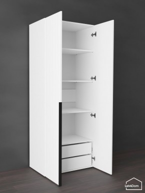Шкаф Linnea MHR-2-4 2050х800х510 (Белый-М 11.1.2) в Тарко-Сале - tarko-sale.ok-mebel.com | фото 6