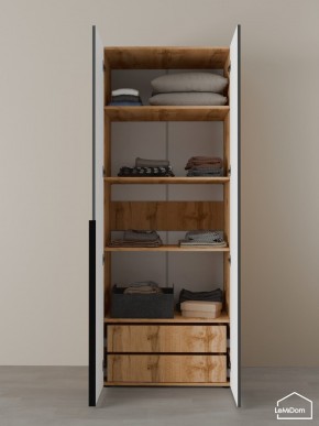 Шкаф Linnea MHR-2-4 2050х800х510 (ДВ-М 11.1.25) в Тарко-Сале - tarko-sale.ok-mebel.com | фото 5