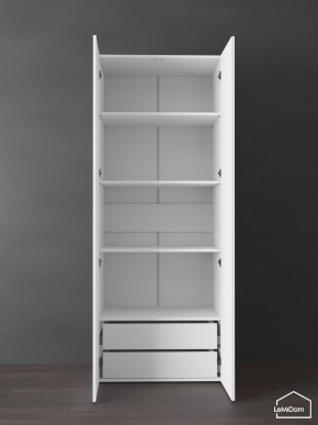 Шкаф Linnea MHR-2PO-4 2050х800х510 (Белый-М 11.1.1) в Тарко-Сале - tarko-sale.ok-mebel.com | фото 5