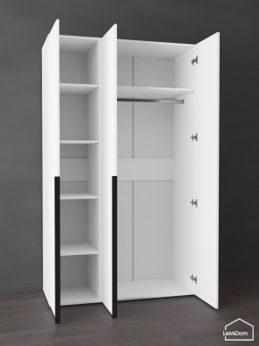 Шкаф Linnea MHR-3-1 2050х1200х510 (Белый-М 11.1.2) в Тарко-Сале - tarko-sale.ok-mebel.com | фото 4