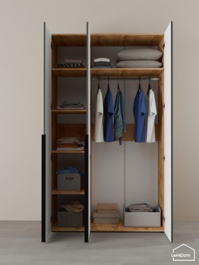 Шкаф Linnea MHR-3-1 2050х1200х510 (ДВ-М 11.1.25) в Тарко-Сале - tarko-sale.ok-mebel.com | фото 4
