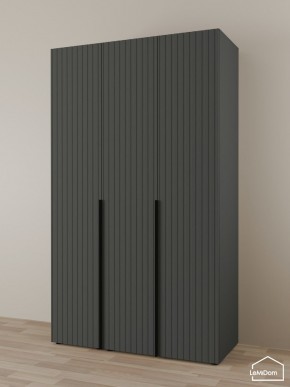 Шкаф Linnea MHR-3-1 2050х1200х510 (Графит-М 11.1.25) в Тарко-Сале - tarko-sale.ok-mebel.com | фото