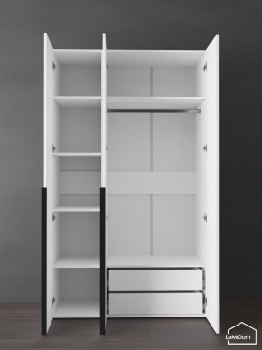 Шкаф Linnea MHR-3-2 2050х1200х510 (Белый-М 11.1.2) в Тарко-Сале - tarko-sale.ok-mebel.com | фото 5