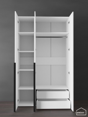 Шкаф Linnea MHR-3-2 2050х1200х510 (Белый-М 11.1.2) в Тарко-Сале - tarko-sale.ok-mebel.com | фото 6