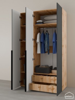 Шкаф Linnea MHR-3-2 2050х1200х510 (ДВ-М 11.1.25) в Тарко-Сале - tarko-sale.ok-mebel.com | фото 6