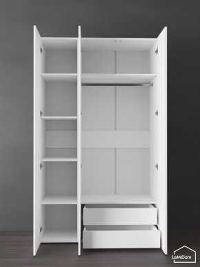 Шкаф Linnea MHR-3PO-2 2050х1200х510 (Белый-М 11.1.1) в Тарко-Сале - tarko-sale.ok-mebel.com | фото 5