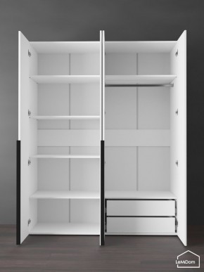 Шкаф Linnea MHR-4-2 2050х1600х510 (Белый-М 11.1.2) в Тарко-Сале - tarko-sale.ok-mebel.com | фото 6