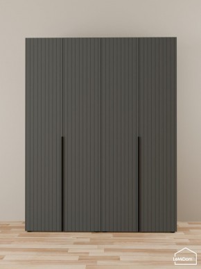 Шкаф Linnea MHR-4-2 2050х1600х510 (Графит-М 11.1.25) в Тарко-Сале - tarko-sale.ok-mebel.com | фото