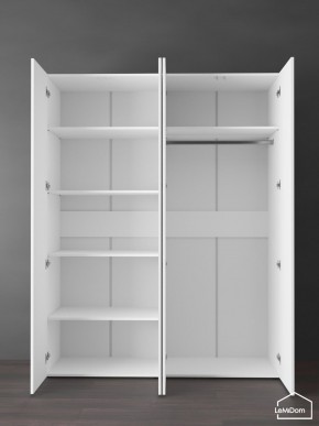 Шкаф Linnea MHR-4PO-1 2050х1600х510 (Белый-М 11.1.1) в Тарко-Сале - tarko-sale.ok-mebel.com | фото 4