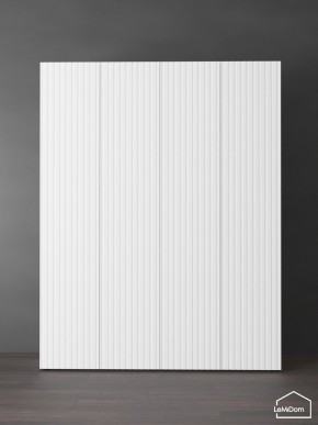 Шкаф Linnea MHR-4PO-2 2050х1600х510 (Белый-М 11.1.1) в Тарко-Сале - tarko-sale.ok-mebel.com | фото