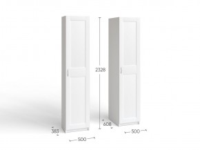 Шкаф МАКС однодверный, цвет белый в Тарко-Сале - tarko-sale.ok-mebel.com | фото 3
