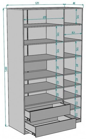 Шкаф Мальта H219 в Тарко-Сале - tarko-sale.ok-mebel.com | фото 2