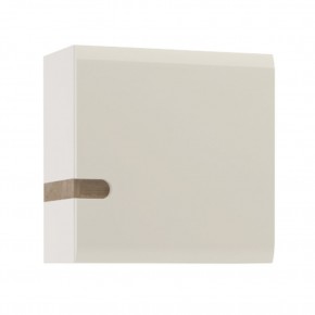 Шкаф навесной 1D/TYP 65, LINATE ,цвет белый/сонома трюфель в Тарко-Сале - tarko-sale.ok-mebel.com | фото 2