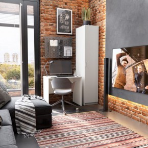 Шкаф ОРИОН однодверный, цвет белый в Тарко-Сале - tarko-sale.ok-mebel.com | фото 4