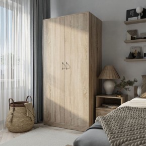 Шкаф ПЕГАС двухдверный, цвет Дуб Сонома в Тарко-Сале - tarko-sale.ok-mebel.com | фото 4